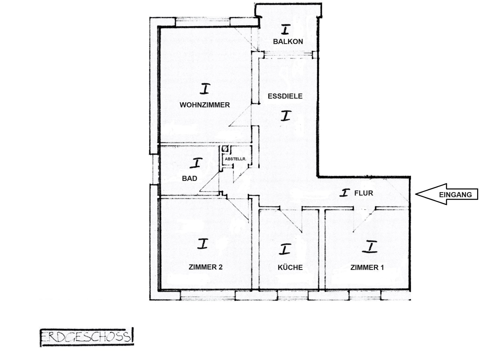 Grundriss - Wohnung