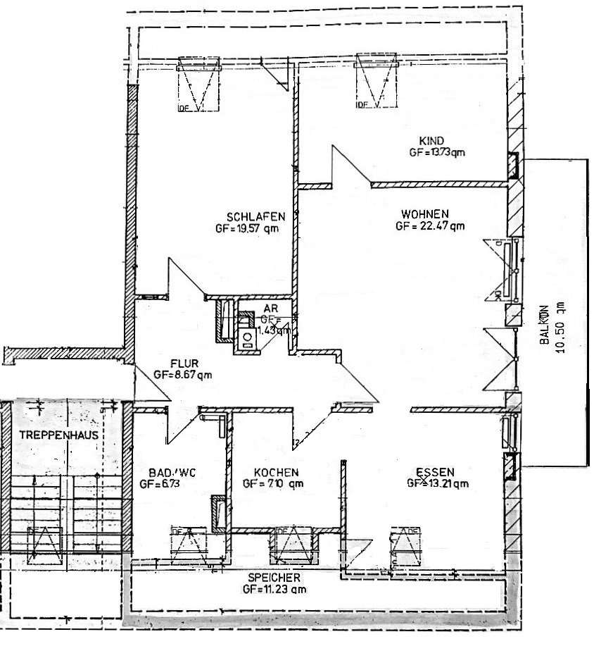 Grundriss - Wohnung