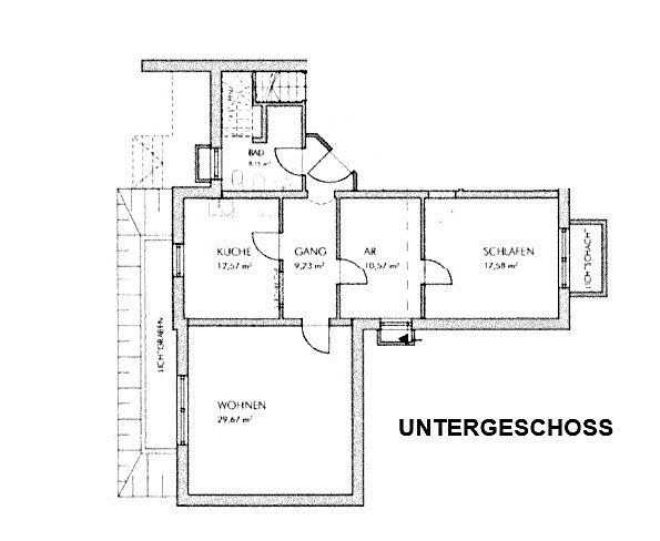 Grundrissplan - UG