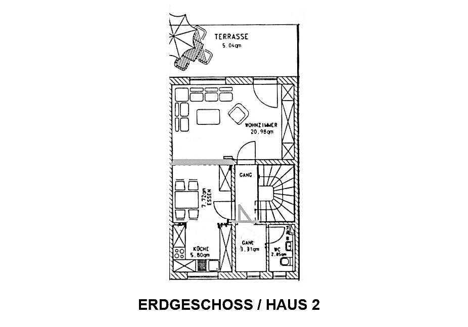 Grundriss - Erdgeschoss