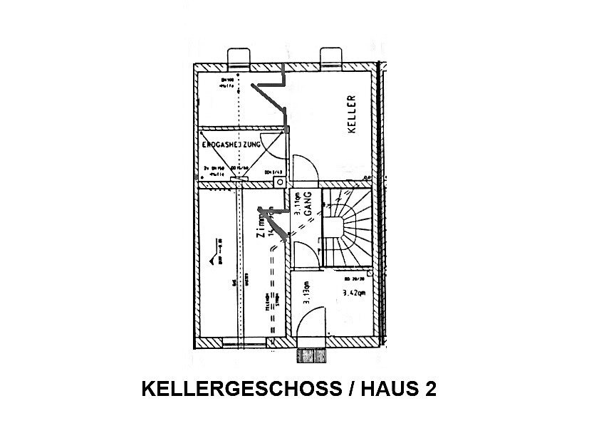 Grundriss Kellergeschoss