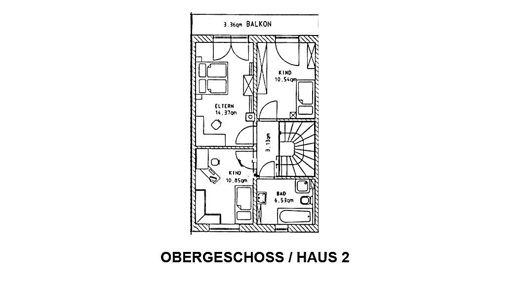 Grundriss -  Obergeschoss