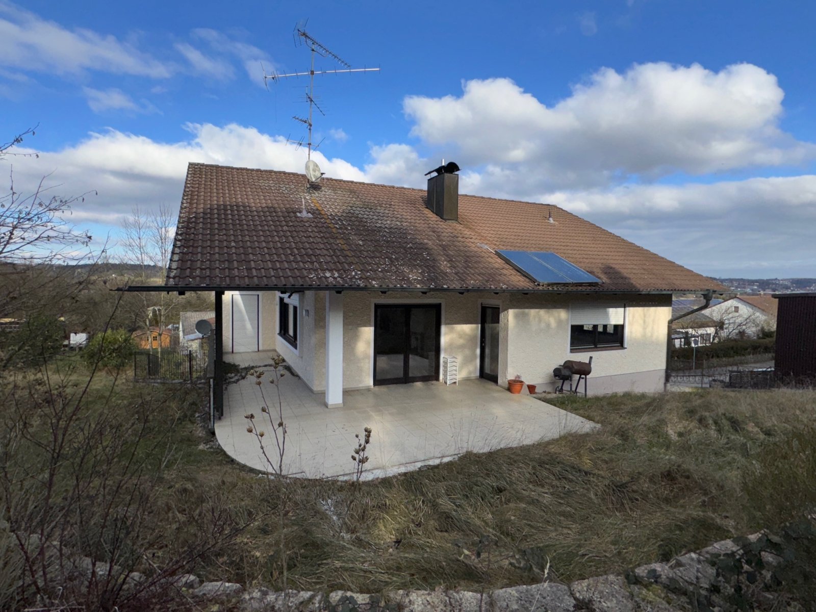 Terrasse im OG.