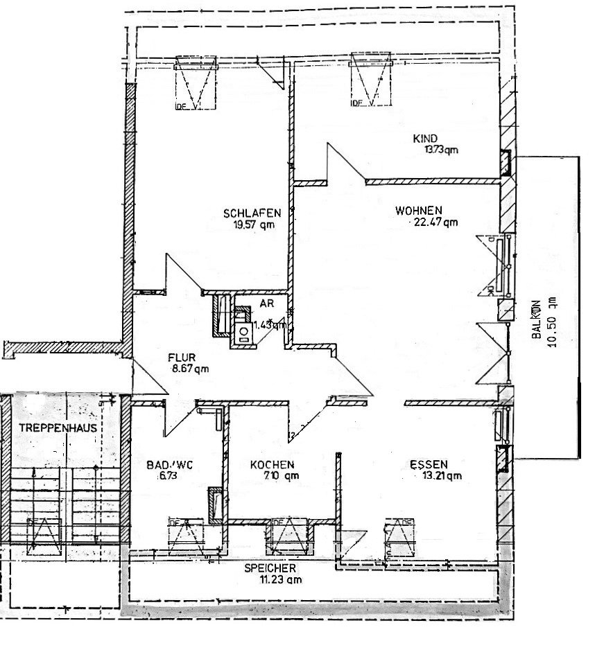 Grundriss - Wohnung